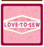 SEW TASTY Sewing Coasters in assorted designs