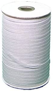 3/8" (10mm)  White Elastic sold by the Meter
