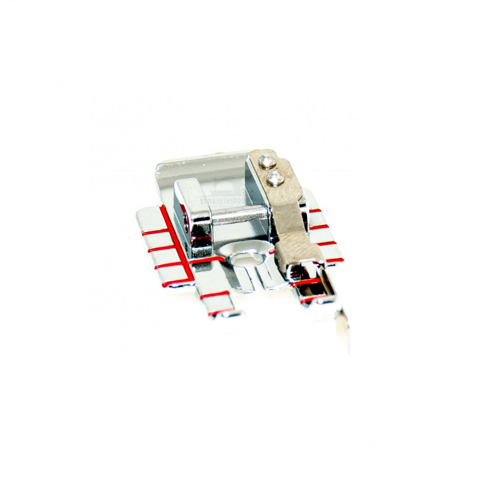 Husqvarna Viking Adjustable 1/4" foot with guide Item
