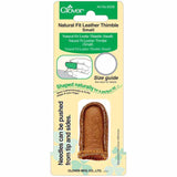 CLOVER - Natural Fit Leather Thimble - Small, Medium or Large