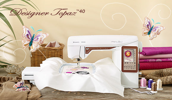 Husqvarna Viking Designer Topaz™ 40 Sewing and Embroidery Machine