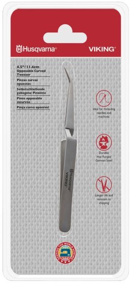Husqvarna Viking 4.5" / 11.4CM Opposable Curved Tweezer