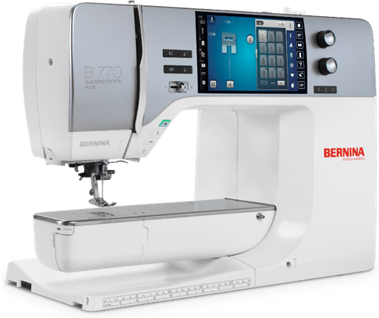 Bernina 770 QE Plus Sewing Machine with or without Embroidery Unit