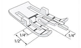 Husqvarna Viking Changeable Foot (open toe, Quilter's Guide,  1/4" Guide, Decorative)