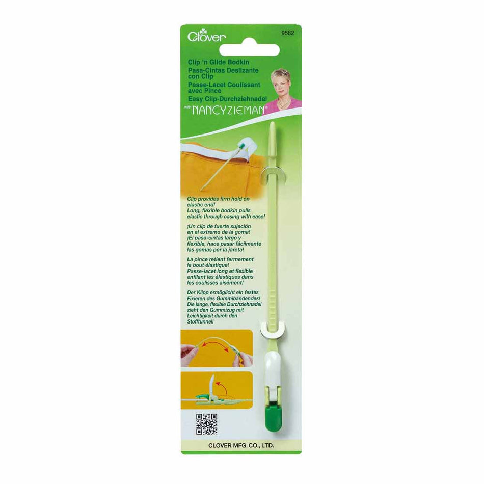 CLOVER 9582 - Clip 'n Glide Bodkin