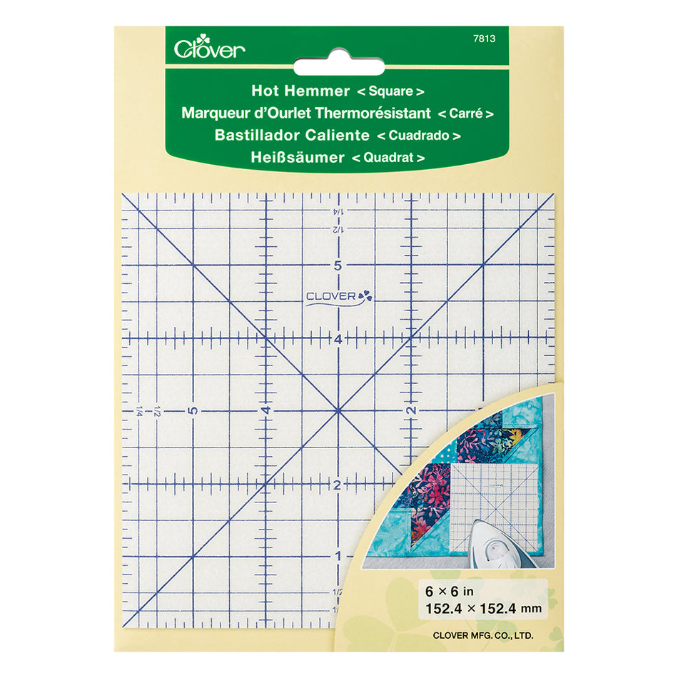 CLOVER Hot Hemmer Square (15.24cm x 15.24cm)