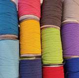 1/4" (6mm) Elastic in Assorted Colours (sold by the Meter)