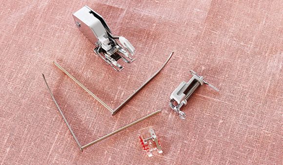 Husqvarna Viking Quilter's Presser Feet Kit (Walking Foot, 1/4" Foot, etc)