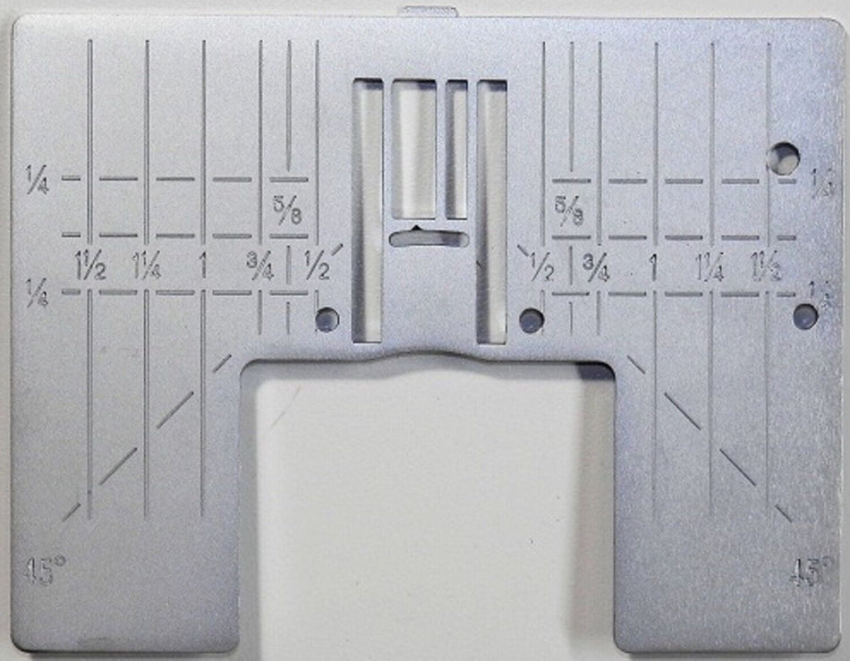 Husqvarna Viking Standard Zigzag Plate with Inch Markings
