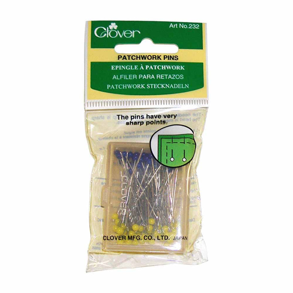 CLOVER 232 - Patchwork Pins - 36mm (1 3/8")